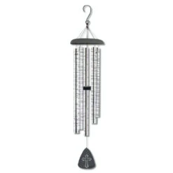 44" Clear Sonnet Sounds How Great Thou Art Inspirational Outdoor Patio Garden Wind Chimes