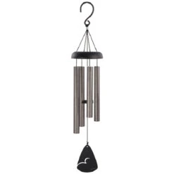 21” Silver And Black Signature Series Aluminum Wind Chime