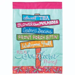 Double Applique It's A Southern Thing Outdoor Flag 42" X 29"