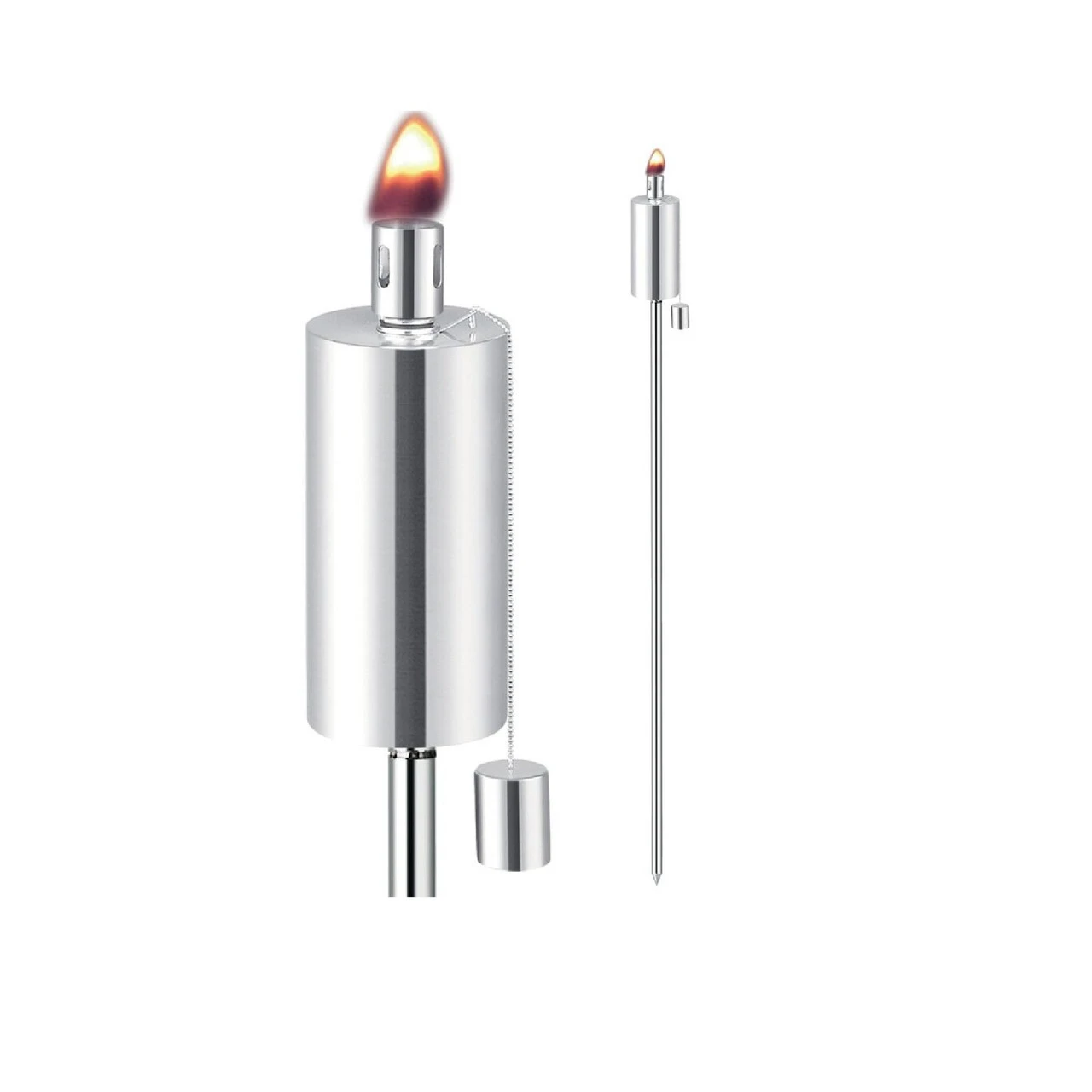 Anywhere Garden Torch Outdoor Garden Torch - Cylinder Shape (2 Pk) 65" Tall 1 Anywhere Garden Torch Outdoor Garden Torch - Cylinder Shape (2 Pk) 65" Tall