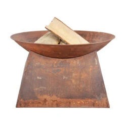 22" Brown Solid Rustic Finish Outdoor Patio Garden Fire Bowl With Stand 8 22" Brown Solid Rustic Finish Outdoor Patio Garden Fire Bowl With Stand -PatioVibe Shop desda ff149 03 89269.1677146268