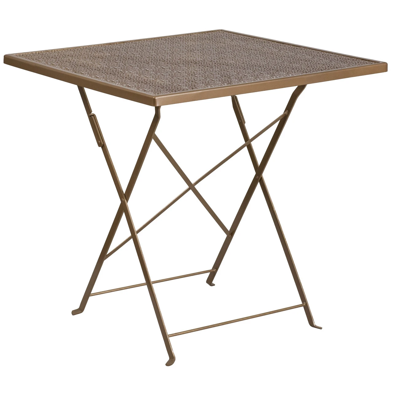 28" Brown Square Outdoor Furniture Patio Folding Table 1 28" Brown Square Outdoor Furniture Patio Folding Table