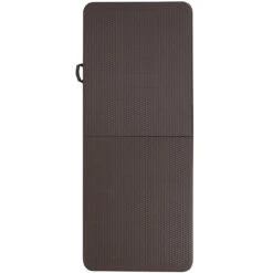 71" Brown Rectangular Contemporary Bi-Fold Outdoor Patio Folding Table -PatioVibe Shop dflash dad ft 180z gg 4 59883.1667619863