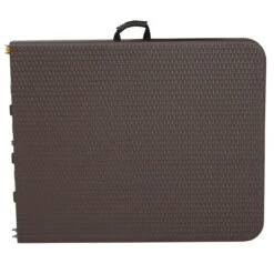 71" Brown Rectangular Contemporary Bi-Fold Outdoor Patio Folding Table -PatioVibe Shop dflash dad ft 180z gg 5 96025.1667619863