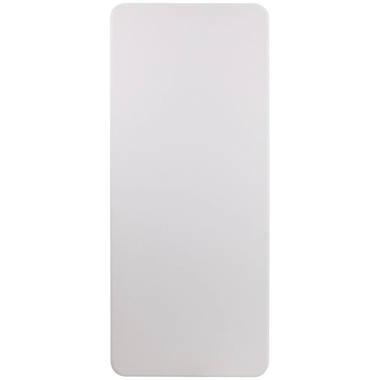 72" White Rectangular Outdoor Patio Folding Table 3 72" White Rectangular Outdoor Patio Folding Table - Image 3