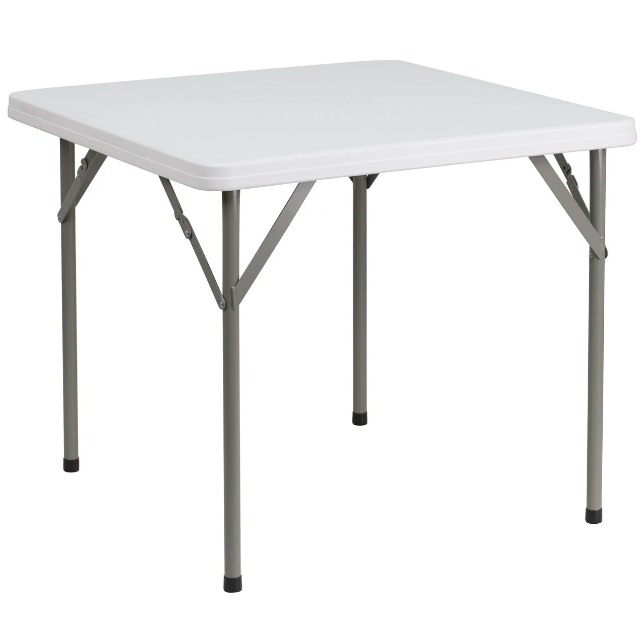 34.25" White Square Contemporary Outdoor Patio Folding Table 1 34.25" White Square Contemporary Outdoor Patio Folding Table