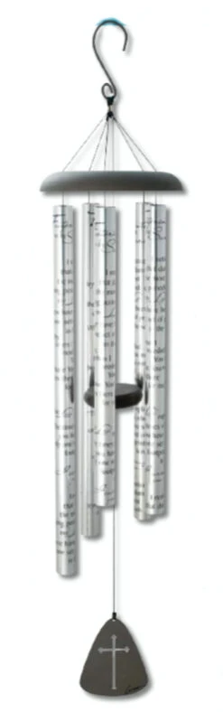 44" Clear Sonnet Sounds Footprints In The Sand Inspirational Outdoor Patio Garden Wind Chimes