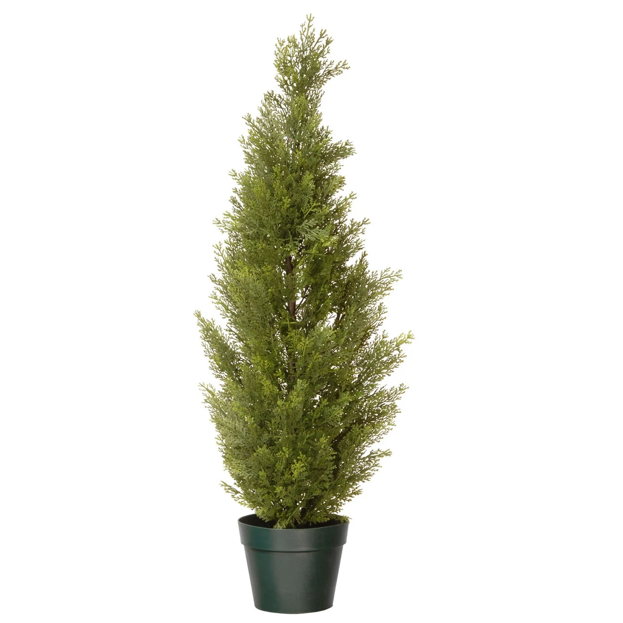 36" Potted Artificial Arborvitae Topiary Tree 1 36" Potted Artificial Arborvitae Topiary Tree