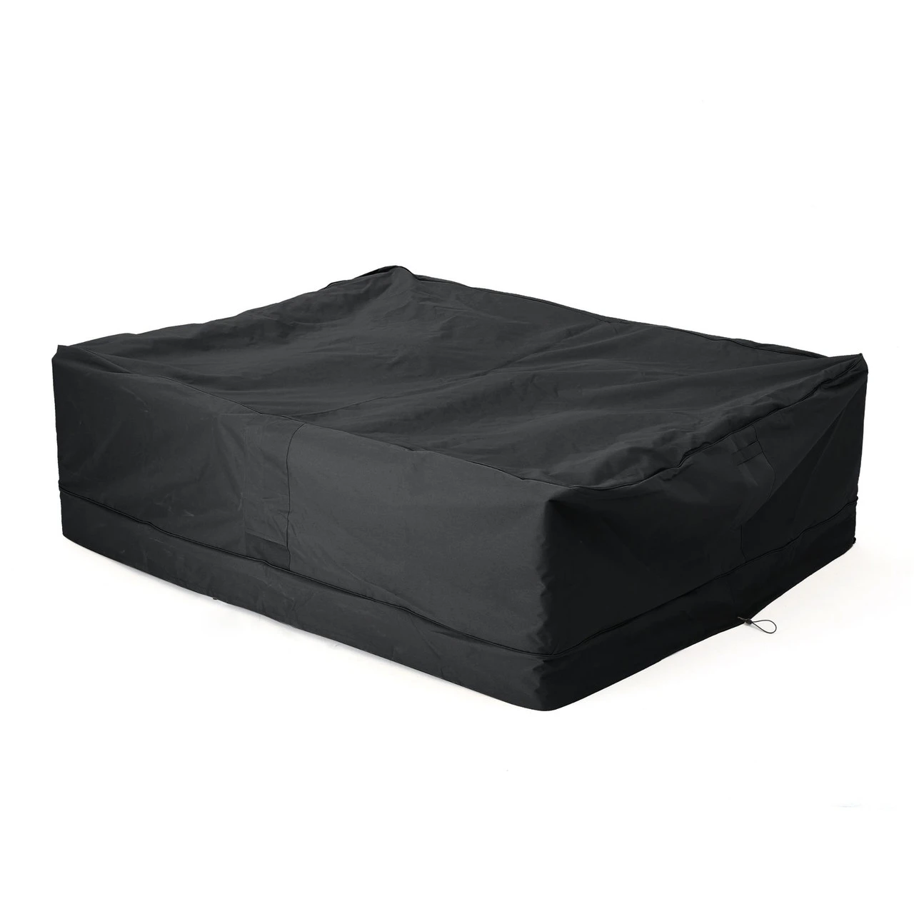 86" Black Contemporary Outdoor Patio Waterproof Chat Set Cover 1 86" Black Contemporary Outdoor Patio Waterproof Chat Set Cover