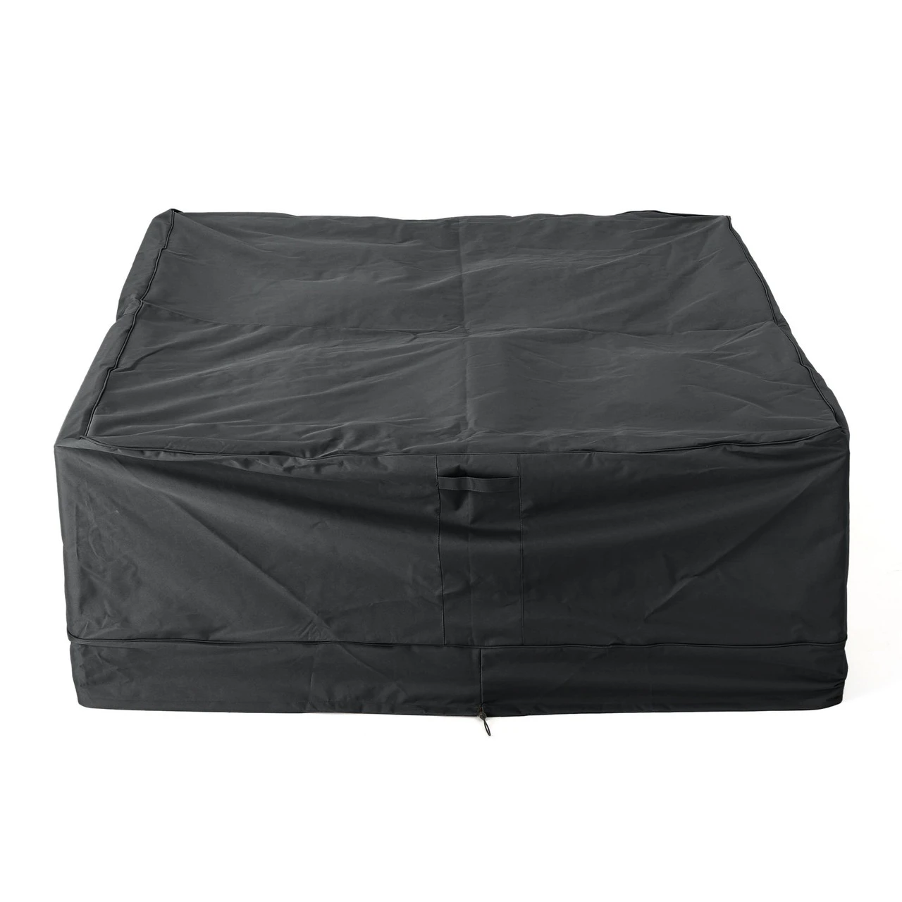 86" Black Contemporary Outdoor Patio Waterproof Chat Set Cover 2 86" Black Contemporary Outdoor Patio Waterproof Chat Set Cover - Image 2