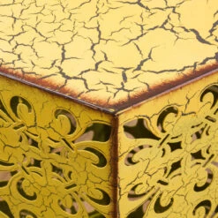 Set Of 2 Yellow And Brown Antique Outdoor Patio Accent Tables 9 Set Of 2 Yellow And Brown Antique Outdoor Patio Accent Tables -PatioVibe Shop dnhhf 296676 3 31519.1667475210