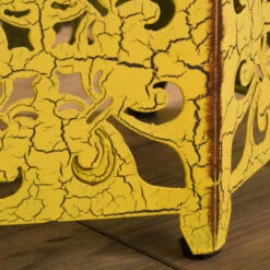 Set Of 2 Yellow And Brown Antique Outdoor Patio Accent Tables 11 Set Of 2 Yellow And Brown Antique Outdoor Patio Accent Tables -PatioVibe Shop dnhhf 296676 5 04246.1667475211