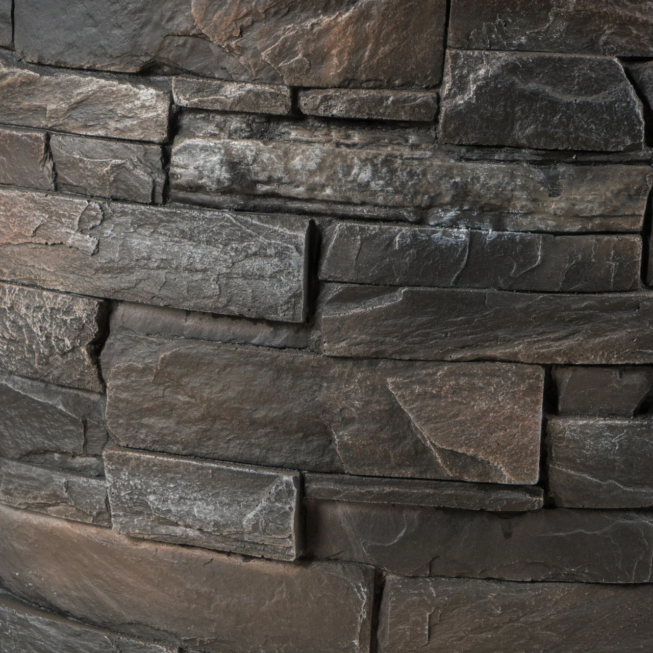 34.5" Brown And Gray Round Outdoor Patio Fire Pit 4 34.5" Brown And Gray Round Outdoor Patio Fire Pit - Image 4