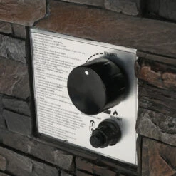 34.5" Gray And Brown Square Outdoor Patio Fire Pit 9 34.5" Gray And Brown Square Outdoor Patio Fire Pit -PatioVibe Shop dnhhf 300715 3 93779.1667503846