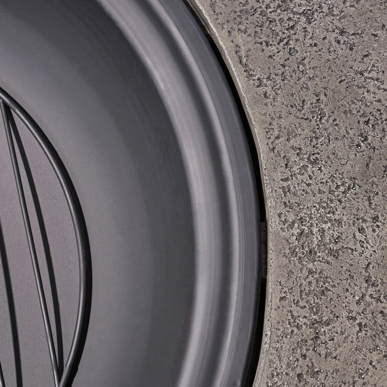 32.25" Gray And Black Contemporary Outdoor Square Fire Pit 4 32.25" Gray And Black Contemporary Outdoor Square Fire Pit - Image 4