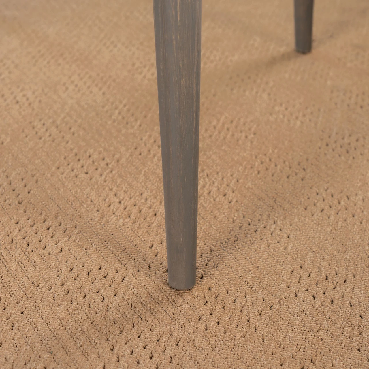 35.50" Gray Contemporary Square Outdoor Dining Table 5 35.50" Gray Contemporary Square Outdoor Dining Table - Image 5