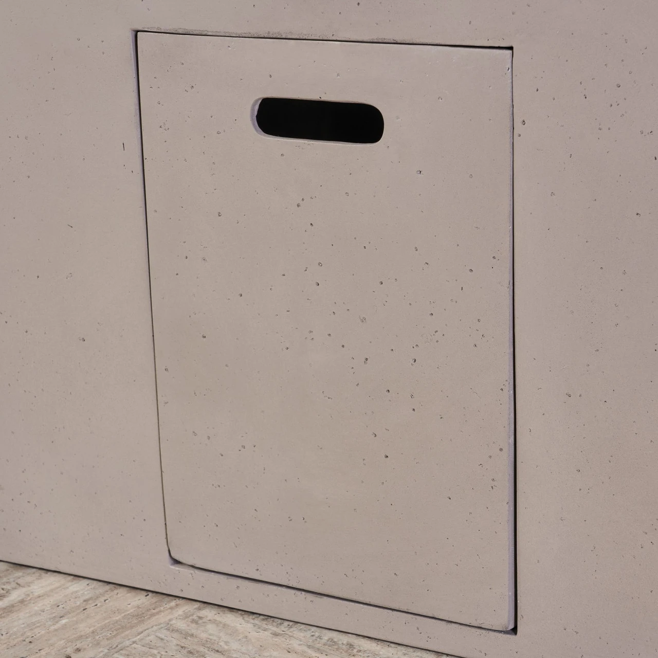 31.25" Lava Grey Contemporary Outdoor Patio Square Fire Pit 6 31.25" Lava Grey Contemporary Outdoor Patio Square Fire Pit - Image 6