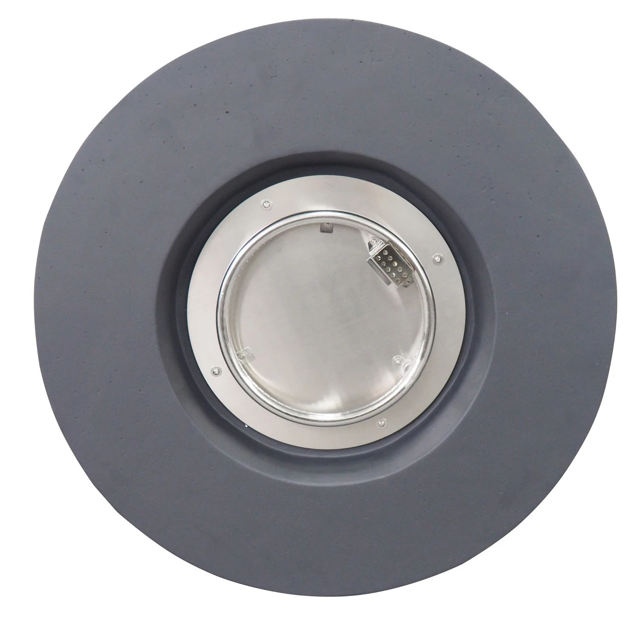 31" Gray Contemporary Outdoor Patio Round Fire Pit 7 31" Gray Contemporary Outdoor Patio Round Fire Pit - Image 7