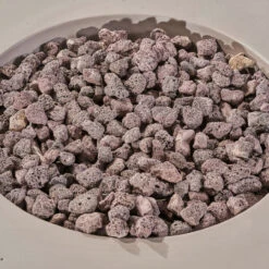 31" Rhino Gray Contemporary Outdoor Patio Round Fire Pit -PatioVibe Shop dnhhf 305082 3 58736.1667678322