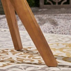 35.50" Brown Contemporary Square Outdoor Dining Table With X Base 9 35.50" Brown Contemporary Square Outdoor Dining Table With X Base -PatioVibe Shop dnhhf 305136 4 26365.1667654184