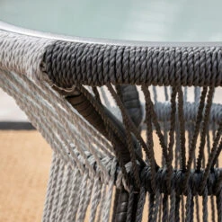 3-Piece Gray And White Rope Woven Outdoor Furniture Patio Chat Set - Gray Cushions 12 3-Piece Gray And White Rope Woven Outdoor Furniture Patio Chat Set - Gray Cushions -PatioVibe Shop dnhhf 305239 6 39313.1667690921