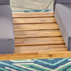 3pc Gray And Brown Contemporary Outdoor Patio Chat Set 73.25" 12 3pc Gray And Brown Contemporary Outdoor Patio Chat Set 73.25" -PatioVibe Shop dnhhf 305267 6 42719.1667503821