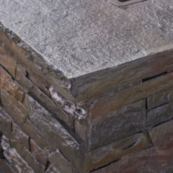 56" Black And Gray Outdoor Patio Rectangular Fire Pit -PatioVibe Shop dnhhf 305417 4 04067.1667617336