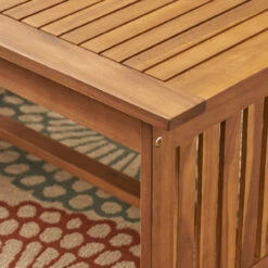 40" Brown Traditional Handcrafted Rectangular Outdoor Coffee Table -PatioVibe Shop dnhhf 305546 3 79594.1667677055