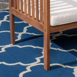 2-Piece Brown Patina Contemporary Wood Outdoor Furniture Patio Chat Set - Cream Cushions 11 2-Piece Brown Patina Contemporary Wood Outdoor Furniture Patio Chat Set - Cream Cushions -PatioVibe Shop dnhhf 306064 5 97461.1667570568