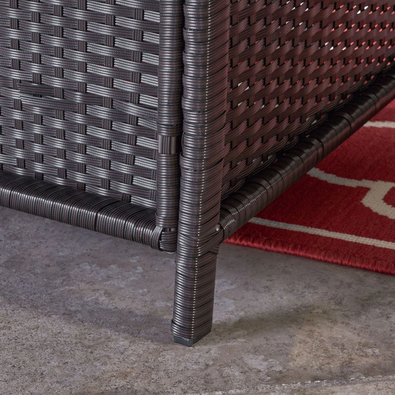 6pc Gray Outdoor Patio 8 Seater Chat Set With Fire Pit 67.5" 5 6pc Gray Outdoor Patio 8 Seater Chat Set With Fire Pit 67.5" - Image 5