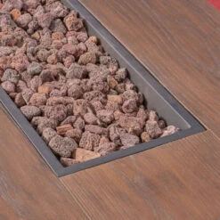 6pc Gray Outdoor Patio 8 Seater Chat Set With Fire Pit 67.5" 12 6pc Gray Outdoor Patio 8 Seater Chat Set With Fire Pit 67.5" -PatioVibe Shop dnhhf 306329 06 31523.1667664359