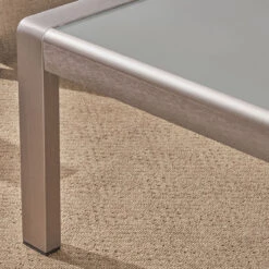 3pc Gray And Silver Contemporary Outdoor Chat Set With Cushions 13 3pc Gray And Silver Contemporary Outdoor Chat Set With Cushions -PatioVibe Shop dnhhf 306340 7 36014.1667664364