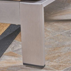 7-Piece Silver Contemporary Outdoor Furniture Patio Sectional Sofa Set - Brown Cushions 11 7-Piece Silver Contemporary Outdoor Furniture Patio Sectional Sofa Set - Brown Cushions -PatioVibe Shop dnhhf 306349 5 01016.1667658463