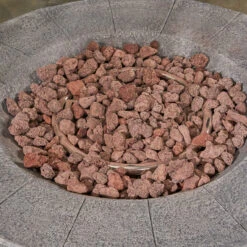 31.75" Gray Round Outdoor Patio Lightweight Fire Pit 9 31.75" Gray Round Outdoor Patio Lightweight Fire Pit -PatioVibe Shop dnhhf 306564 4 01284.1667676989