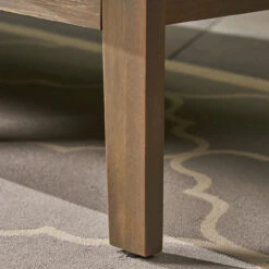 5pc Gray And Brown Outdoor Patio Conversation Set With Cushions 39.5" -PatioVibe Shop dnhhf 306672 5 49815.1667488803