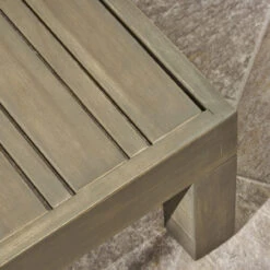 3-Piece Gray Contemporary Wood Outdoor Furniture Patio Chat Set - Dark Gray Cushions 13 3-Piece Gray Contemporary Wood Outdoor Furniture Patio Chat Set - Dark Gray Cushions -PatioVibe Shop dnhhf 306694 7 29193.1667658435