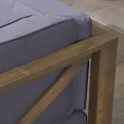 4-Piece Gray Contemporary Outdoor Furniture Patio Sectional Sofa Set - Dark Gray Cushions -PatioVibe Shop dnhhf 306702 4 30216.1667654106