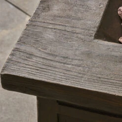 32" Natural Brown Distressed Finish Square Outdoor Patio Fire Pit 8 32" Natural Brown Distressed Finish Square Outdoor Patio Fire Pit -PatioVibe Shop dnhhf 306918 3 76454.1667676991