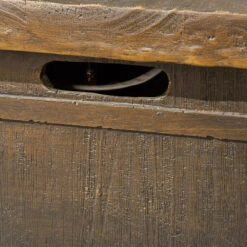 32" Natural Brown Distressed Finish Square Outdoor Patio Fire Pit 10 32" Natural Brown Distressed Finish Square Outdoor Patio Fire Pit -PatioVibe Shop dnhhf 306918 5 67042.1667676992