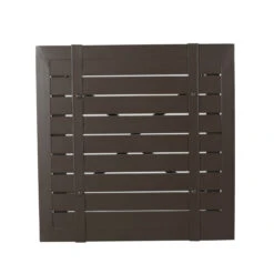 22" Brown Traditional Square Outdoor Patio Side Table 9 22" Brown Traditional Square Outdoor Patio Side Table -PatioVibe Shop dnhhf 309085 5 14565.1667503705