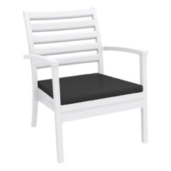 7-Piece White And Charcoal Black Outdoor Patio Seating Set With Cushions 36" 11 7-Piece White And Charcoal Black Outdoor Patio Seating Set With Cushions 36" -PatioVibe Shop dpam isp004s7 whi cch 5 37536.1686994025