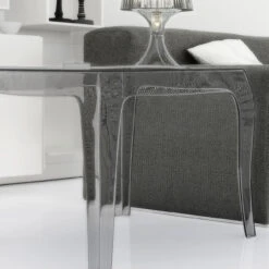 20" Clear Transparent Stacking Square Outdoor Patio Side Table 10 20" Clear Transparent Stacking Square Outdoor Patio Side Table -PatioVibe Shop dpam isp065 tcl 4 68626.1667538920