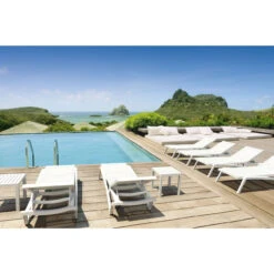 18" White Patio Square Resin Side Table With Drain Hole 15 18" White Patio Square Resin Side Table With Drain Hole -PatioVibe Shop dpam isp066 whi 8 15726.1686994007