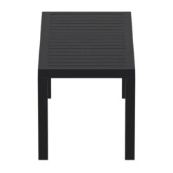 36" Black Patio Solid Rectangular Patio Resin Coffee Table -PatioVibe Shop dpam isp069 bla 3 25761.1667531965