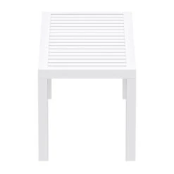 36" White Patio Solid Rectangular Patio Resin Coffee Table -PatioVibe Shop dpam isp069 whi 3 56117.1667531964