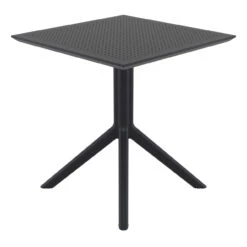 29.5" Black Square Outdoor Patio Dining Table 7 29.5" Black Square Outdoor Patio Dining Table -PatioVibe Shop dpam isp108 bla 3 59205.1686994003