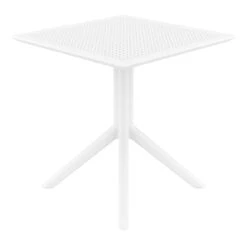 29.5" White Square Outdoor Patio Dining Table 9 29.5" White Square Outdoor Patio Dining Table -PatioVibe Shop dpam isp108 whi 3 12670.1667531875