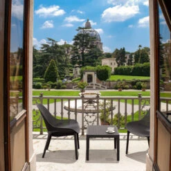 23.5" Black Rectangular Outdoor Patio Side Table -PatioVibe Shop dpam isp109 bla 5 62296.1667531876