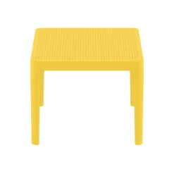 23.5" Yellow Rectangular Outdoor Patio Side Table 9 23.5" Yellow Rectangular Outdoor Patio Side Table -PatioVibe Shop dpam isp109 yel 3 20117.1667531877