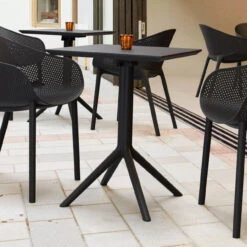 29.5" Black Folding Square Outdoor Patio Dining Table -PatioVibe Shop dpam isp114 bla 7 69417.1667531880
